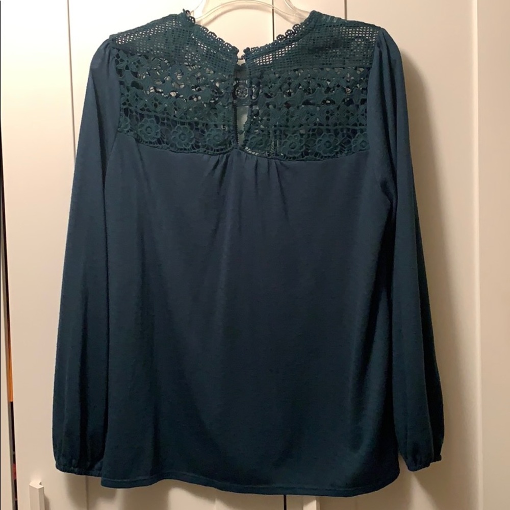 High Neck Lace Top